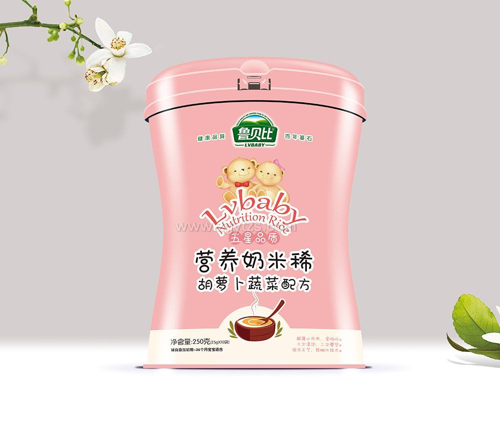 營養(yǎng)奶米稀胡蘿卜蔬菜配方聽裝圖片