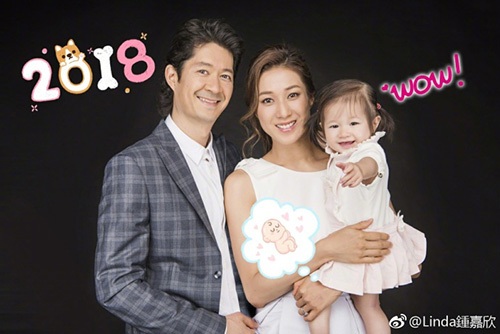 三年抱倆 鐘嘉欣曬B超圖宣布懷二胎